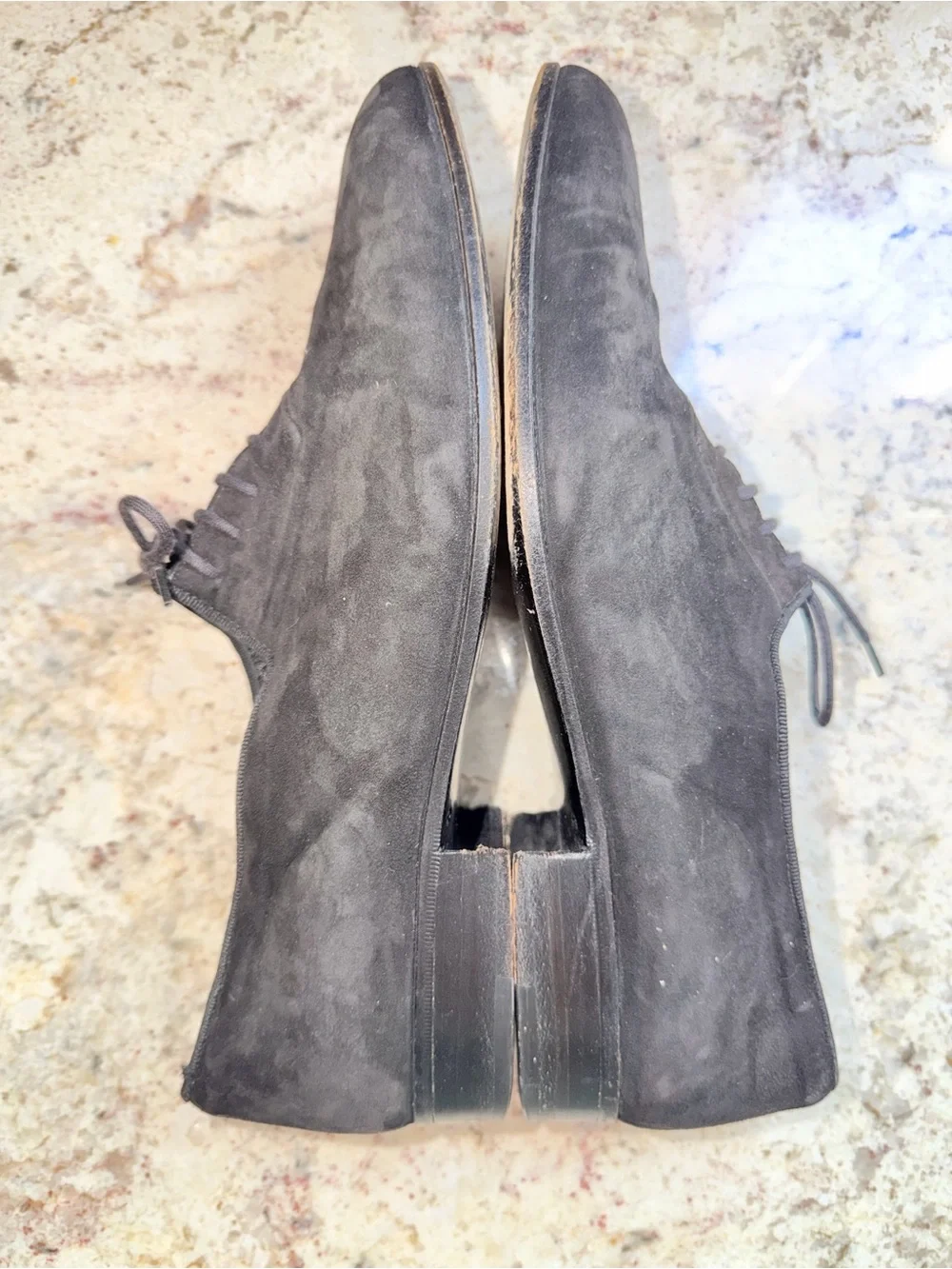 Vintage 80’s Gianni Versace Black Suede Mens Dress Shoe 8.5